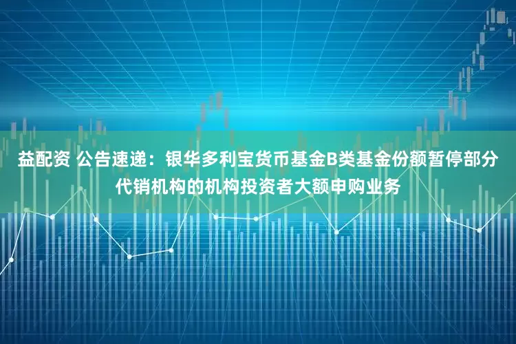 益配资 公告速递：银华多利宝货币基金B类基金份额暂停部分代销机构的机构投资者大额申购业务